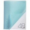 Тетрадь 48 л.A5 линейка Хатбер Progressive (пластиковая обложка) бирюзовая