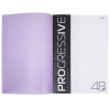 Тетрадь 48 л.A4 клетка Хатбер Progressive (пластиковая обложка) фиолетовая