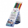 Карандаши цветные пластиковые  6 цв.Hatber 68176