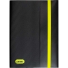 Папка с  20 вкладышами A4 (0,50 мм) deVente 3101923 Monochrome черная/желтая
